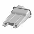 Gray rectangular motorcycle key control module with angled edges and mounting points.