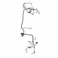 Black wiring harness with multiple connectors and branches for Polaris Ranger 570 Northstar Crew.