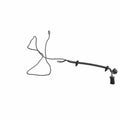 Black Polaris winch jumper harness with multiple connectors and insulated wiring for UTV use.