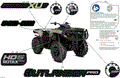 BODY - FEATURE DECALS - 2025 CAN AM OUTLANDER PRO HD5 4X4 XU - DESERT TAN