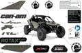 BODY - DECALS - 2026 CAN AM MAVERICK R X RC SAS - LOFT GREEN SATIN - 77" WIDTH