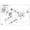 REAR AXLE (WITHOUT DIFFERENTIAL) - 2023 CFMOTO CFORCE 400
