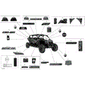 DECALS - TURBO R - PACKAGE X DS - NORTH AMERICA - 2019 CAN AM MAVERICK MAX TURBO R