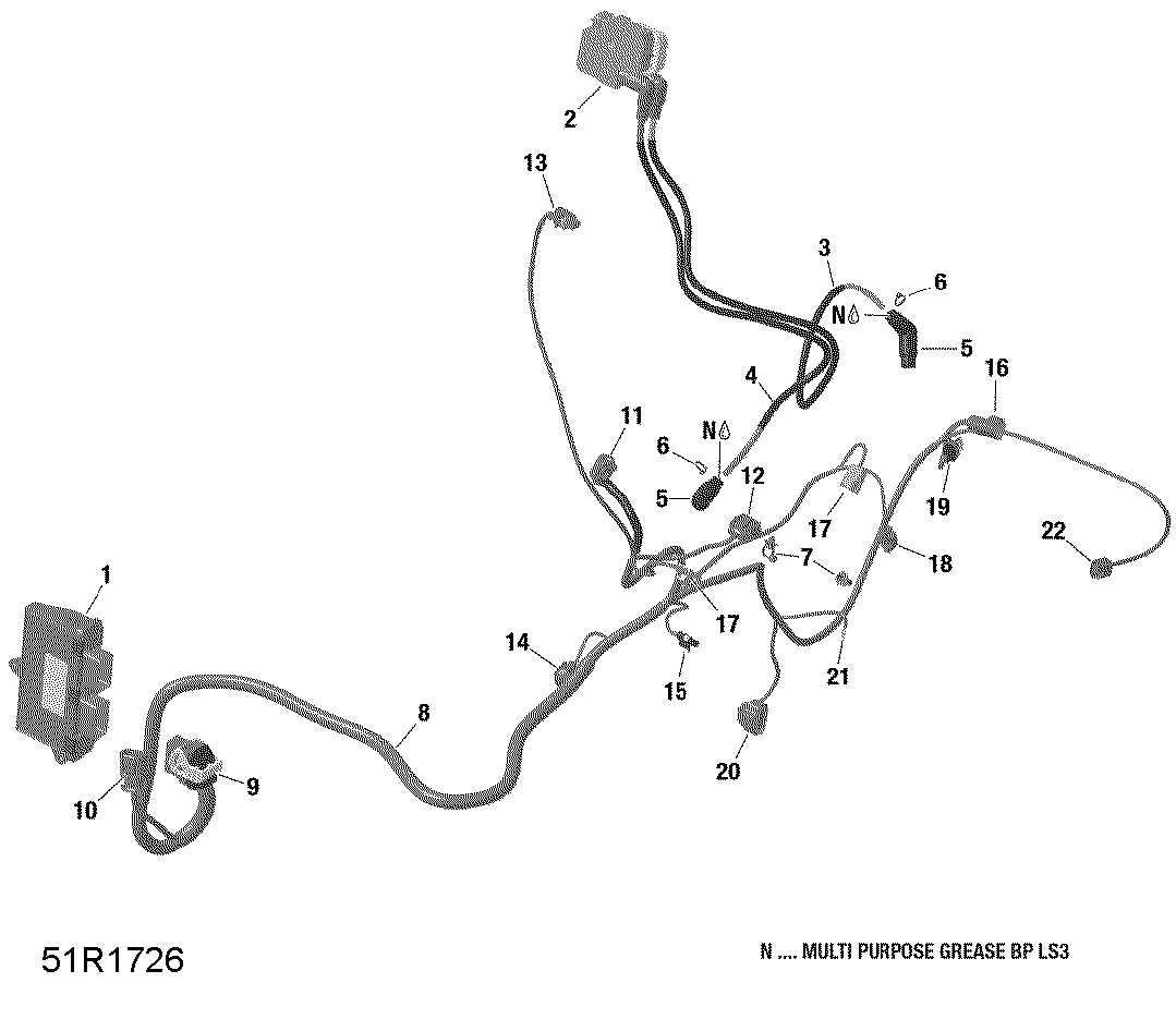 An Image of a Genuine Can-Am Parts Schematic Diagram showing the schematic - ENGINE HARNESS AND ELECTRONIC MODULE - HD8