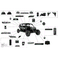 DECALS - TURBO R - PACKAGE X RS - NORTH AMERICA - 2019 CAN AM MAVERICK MAX TURBO R