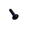 A single Torx Screw M6 x 25 by Can-Am, black with a round head, shown on a white background; commonly used as an OEM part for Can-Am ATV and UTV models.