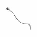 White flexible vent line tube with black plastic connector on one end for Polaris Ranger models.