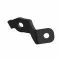 A black metal Fuel Inlet Bracket by Polaris, featuring two holes at each end and a zigzag bend in the center, is shown on a white background. Perfect for those needing OEM Indian Polaris or Indian motorcycle parts.