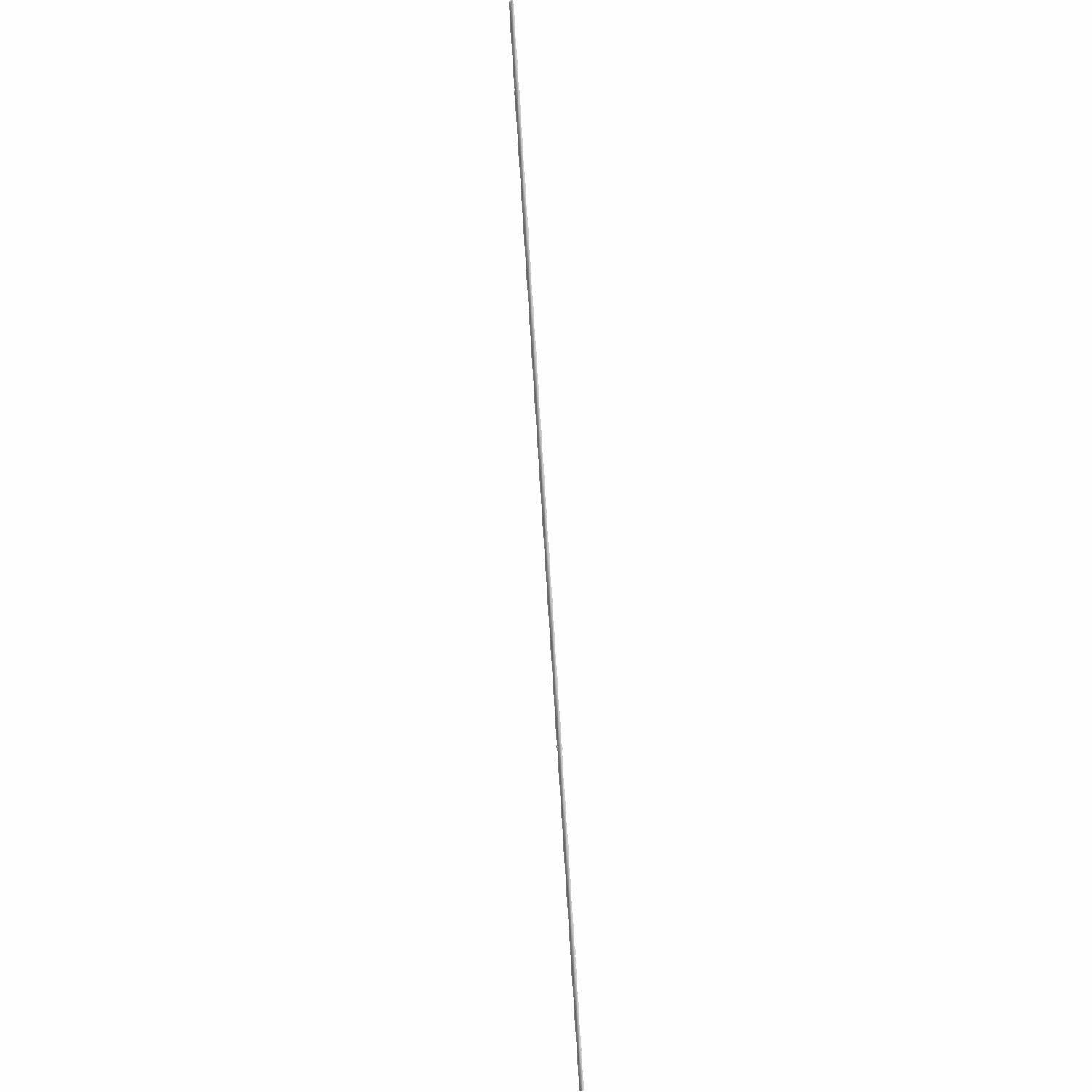Thin, long gray vent line tube for offroad Polaris RZR vehicles, 316 cm length.