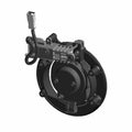 Fuel Cap Flush E-Lock.Black by Indian