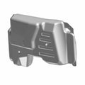 Gray molded plastic fuel tank with contoured shape and mounting holes for Polaris UTV models.