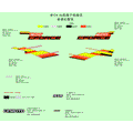DECAL KITS(MAGMA RED) - 2024 CFMOTO CFORCE 600