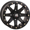 HL9 Beadlock Wheel - 14x7 - Matte Black Front and Rear Vehicles by High Lifter