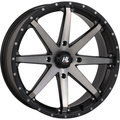 HL10 Wheel - 20x7 Matte Black/Smoke with Factory-Installed Valve Stem and Bolt-In Center Cap by High Lifter