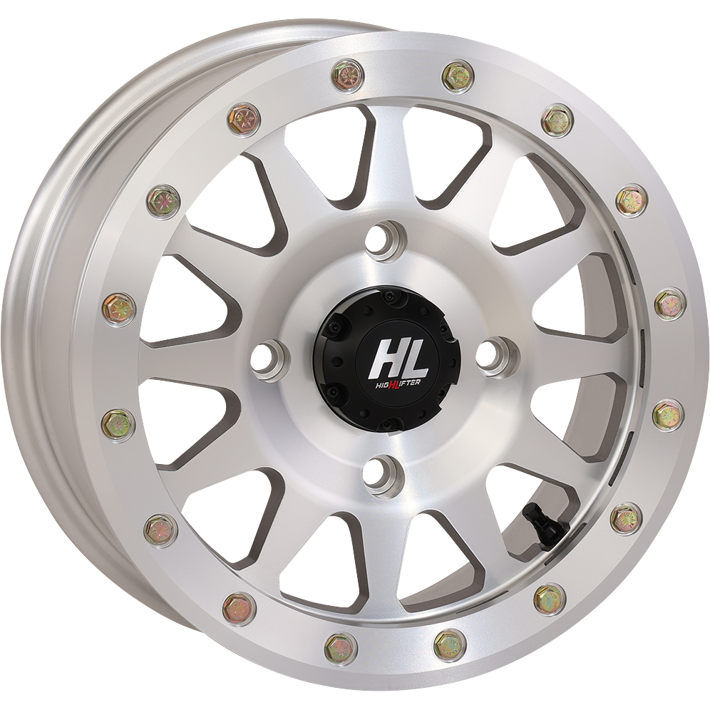 High Lifter HLA1 Beadlock Wheel - 14x7 Machined Finish for 4/156 Bolt Pattern