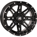 HL22 Wheel - 14x7 Gloss Black with Factory Valve Stem and Split 8-Spoke Design by High Lifter