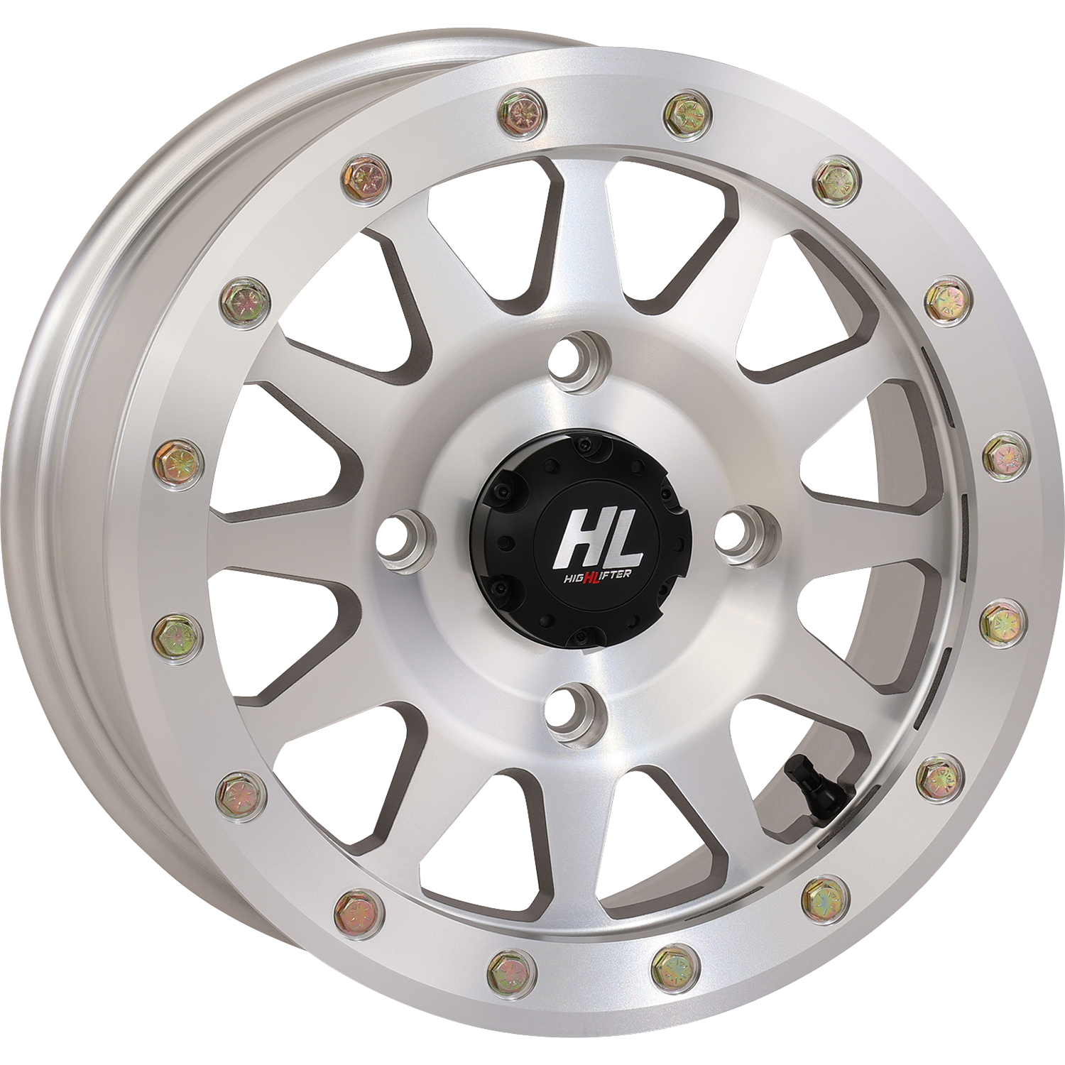 High Lifter HLA1 Beadlock Wheel - 14x7 Matte Black for 4/156 bolt pattern