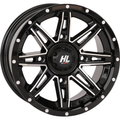HL22 Wheel - 14x7 - Front/Rear - Gloss Black Machined - 4/156 - 4+3 (+10 mm) by High Lifter