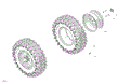 DRIVE - FRONT WHEELS - 2025 CAN AM DEFENDER MAX HD10 LTD CAB - DUSTY NAVY - 65" WIDTH CALI