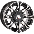 HL3 Wheel - 12x7 Gloss Black with Machined Accents by High Lifter