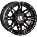 HL3 Wheel - Rear - Gloss Black Finish, 12x7 Inches, 4/110 Bolt Pattern by High Lifter