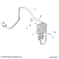 ELECTRICAL: VOLTAGE REGULATOR AND MOUNTING - 2022 POLARIS SPORTSMAN TOURING XP 1000 48"