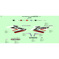 DECAL NEBULA WHITE - 2023 CFMOTO ZFORCE 950 HO Sport