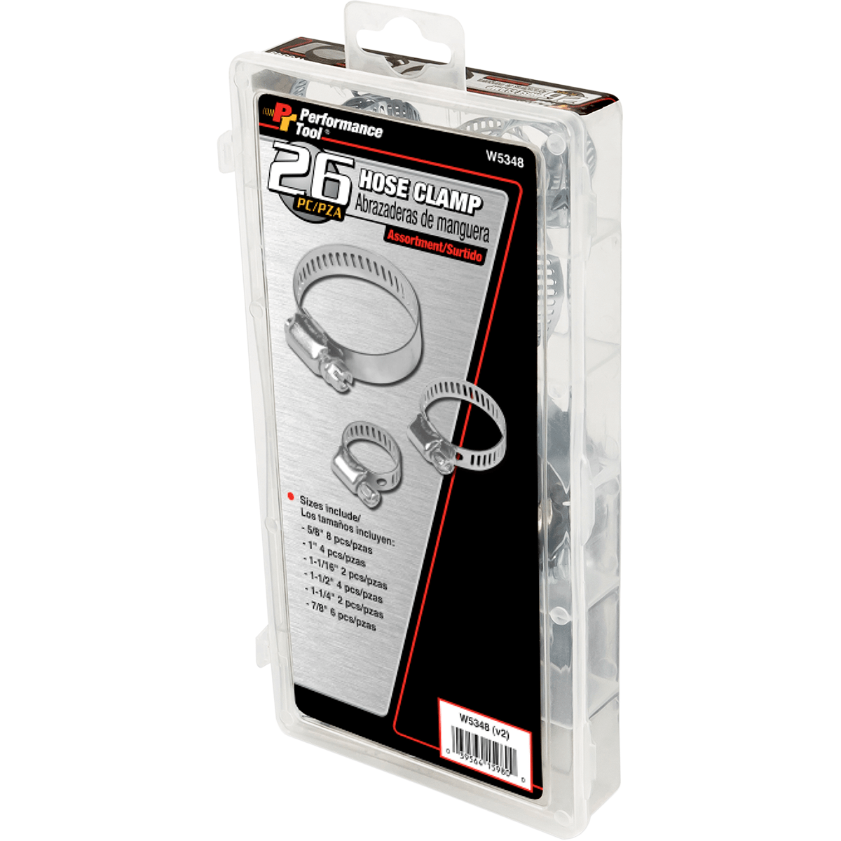 26-Piece Hose Clamp Assortment By Performance Tool W5348 Hose Clamps 2402-0139 Parts Unlimited