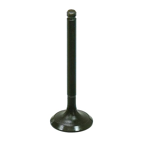 The Polaris Outlaw 90/Sportsman 90 Intake Valve by Bronco, featuring a flat circular base and long cylindrical stem, stands upright against a white background—perfect as a high-performance intake valve replacement.