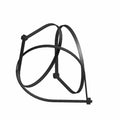Black plastic dash ducting frame with curved and angled supports designed for Polaris Ranger XP models.