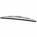 Gray metal and black rubber Polaris Windshield Wiper G2 Ranger blade with curved frame design.