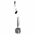 Gray and black Polaris 3-point seat belt components for 2021-2026 Ranger models, isolated on white.