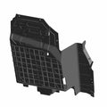 Front Floor Left Black [Includes Qty 5 Of 8] by Polaris