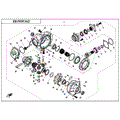 FRONT AXLE - 2021 CFMOTO CFORCE 500 S