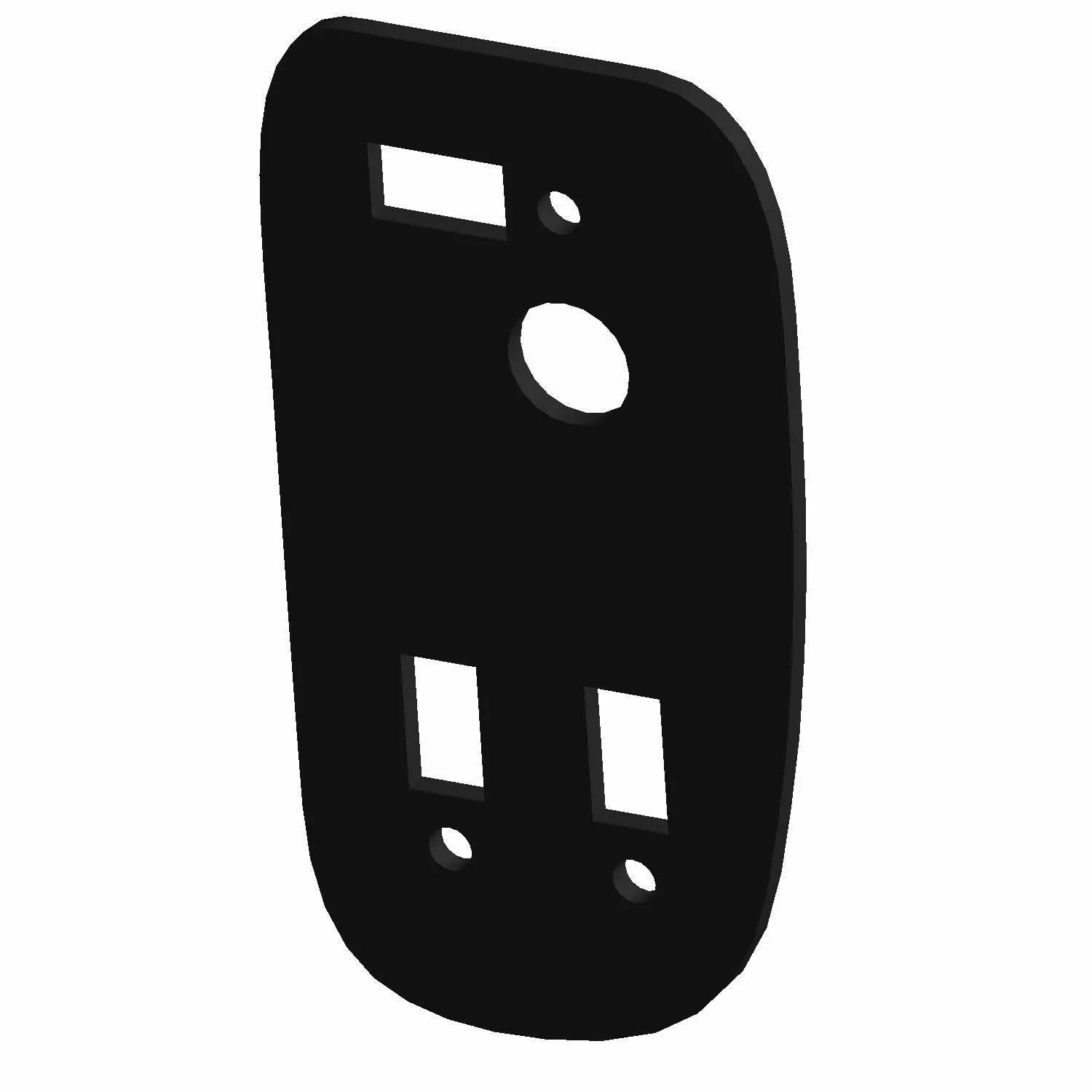 Armrest Pad Right Black/Grey by Indian