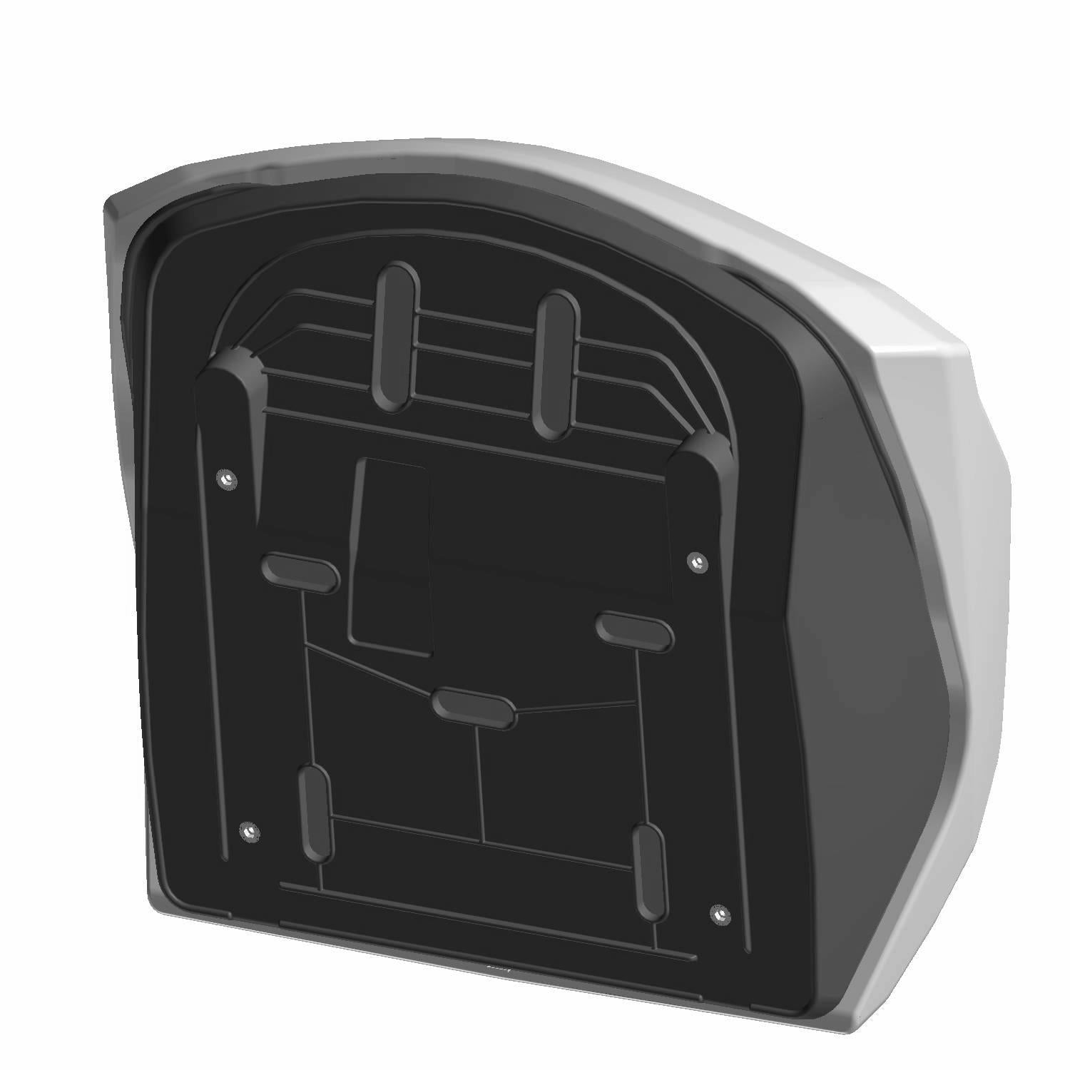 Polaris UTV seat bottom cushion with black base and contoured gray sides designed for offroad use.