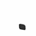 Black rectangular seat bottom cushion with textured surface and rounded edges designed for Polaris UTV models.