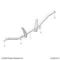BODY: REAR RACK SUPPORT - 2022 POLARIS SPORTSMAN XP 1000 HIGH LIFTER