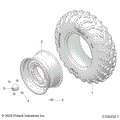 WHEELS: FRONT TIRE - 2025 POLARIS SPORTSMAN TOURING 570 ULTIMATE