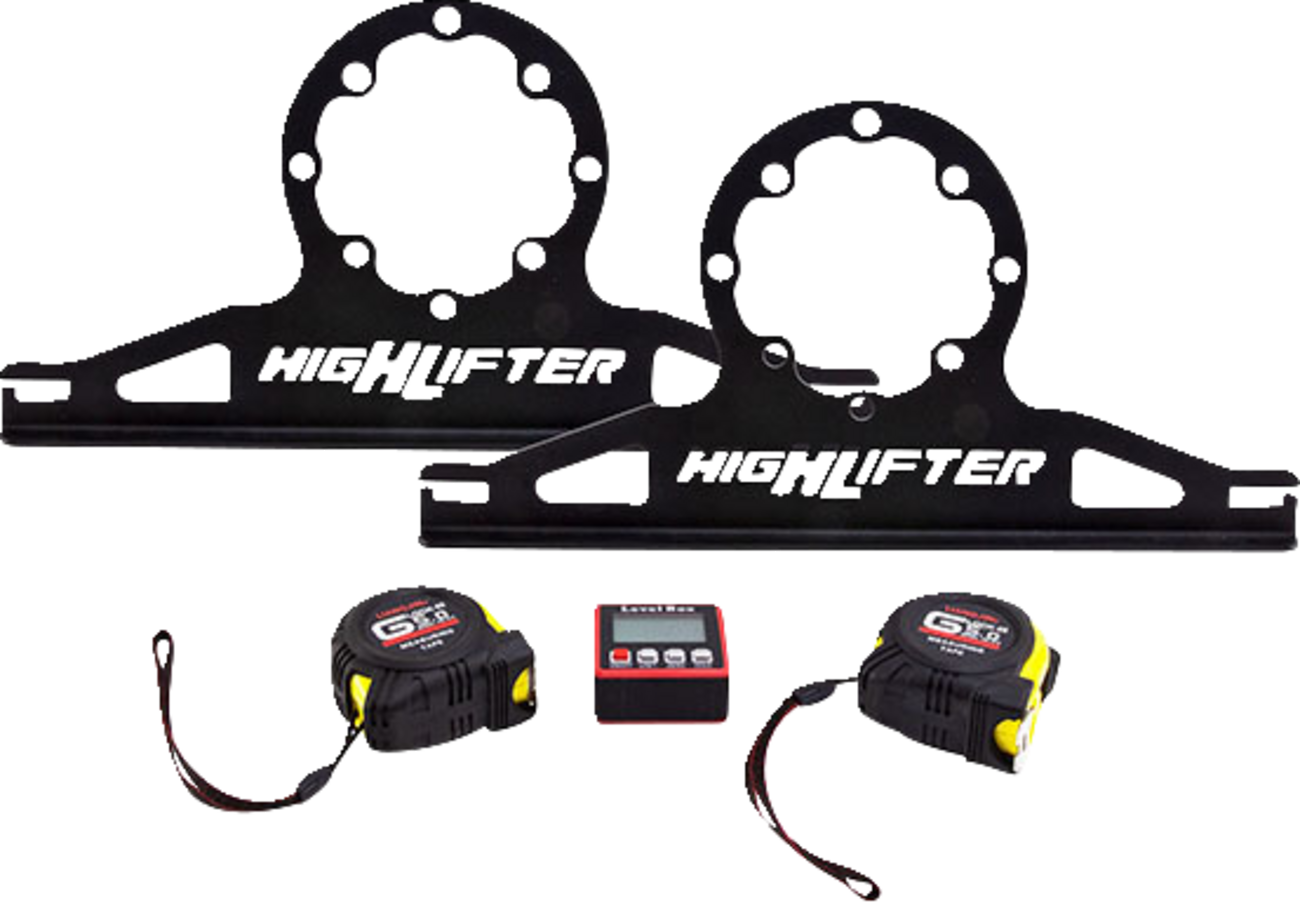 High Lifter Alignment Tool for ATV/UTV 54-60868 * Camber and Toe Alignment Kit with Digital Angle Finder and Steel Measurement Plates