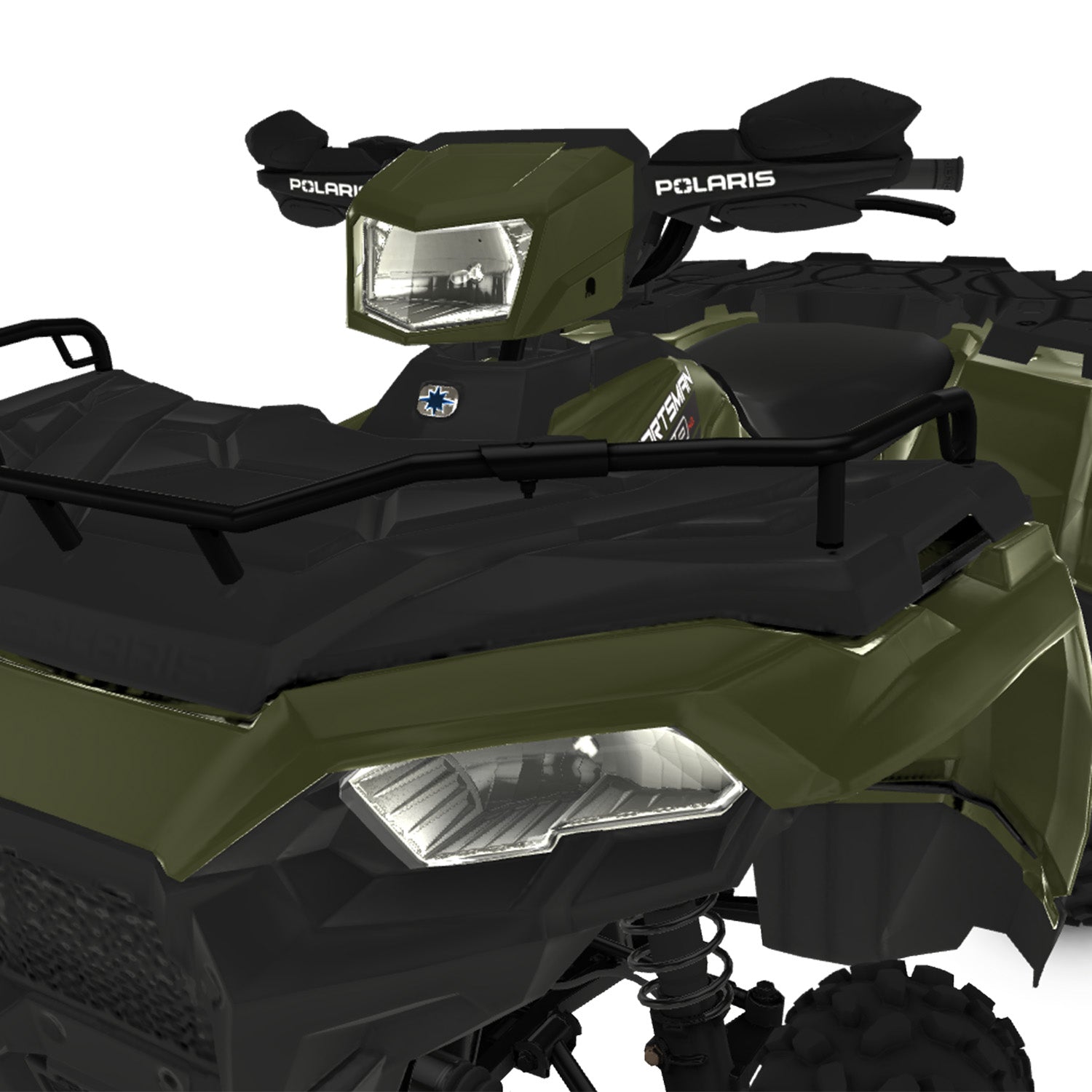 Hand Guard Sno Black [Incl. Left Right Guard] by Polaris