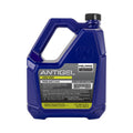 Blue plastic 1.125-gallon jug of Polaris 50/50 premix antifreeze with black cap and front label.