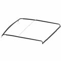 Black metal frame roof designed for Polaris Ranger Crew XP 1000 Northstar UTV models.