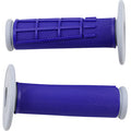Compound Diamond Half Waffle Grips Blue by Moose Offroad