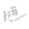 CAB INTERIOR - FIREWALL - 2026 CAN AM MAVERICK TURBO RS - SCANDI BLUE - 72" WIDTH