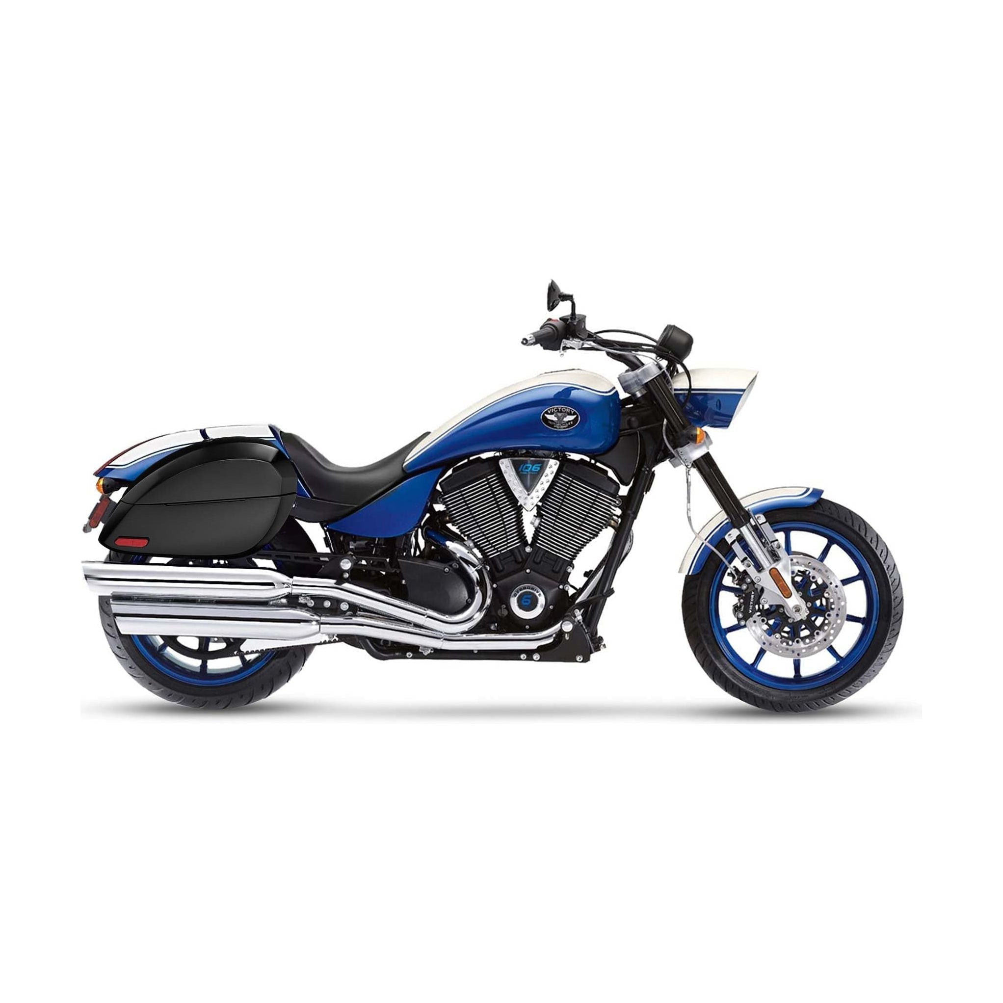 28L - Phantom Large Victory Hammer Motorcycle Hard Saddlebags by