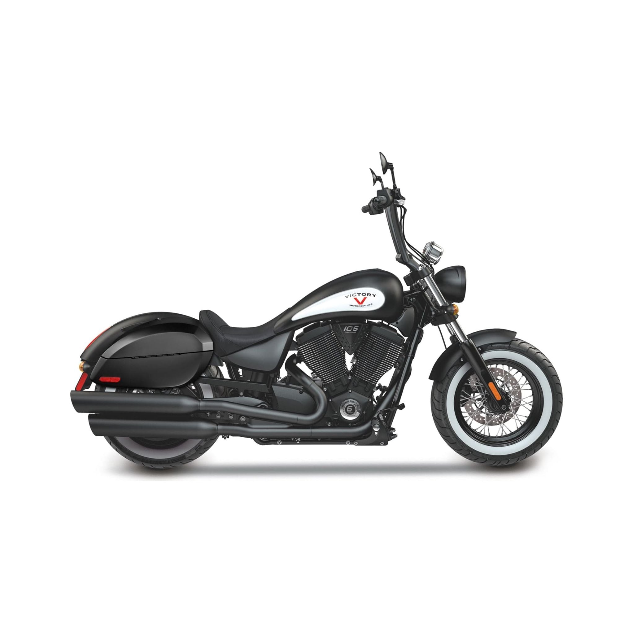 28L - Phantom Large Victory High Ball Motorcycle Hard Saddlebags