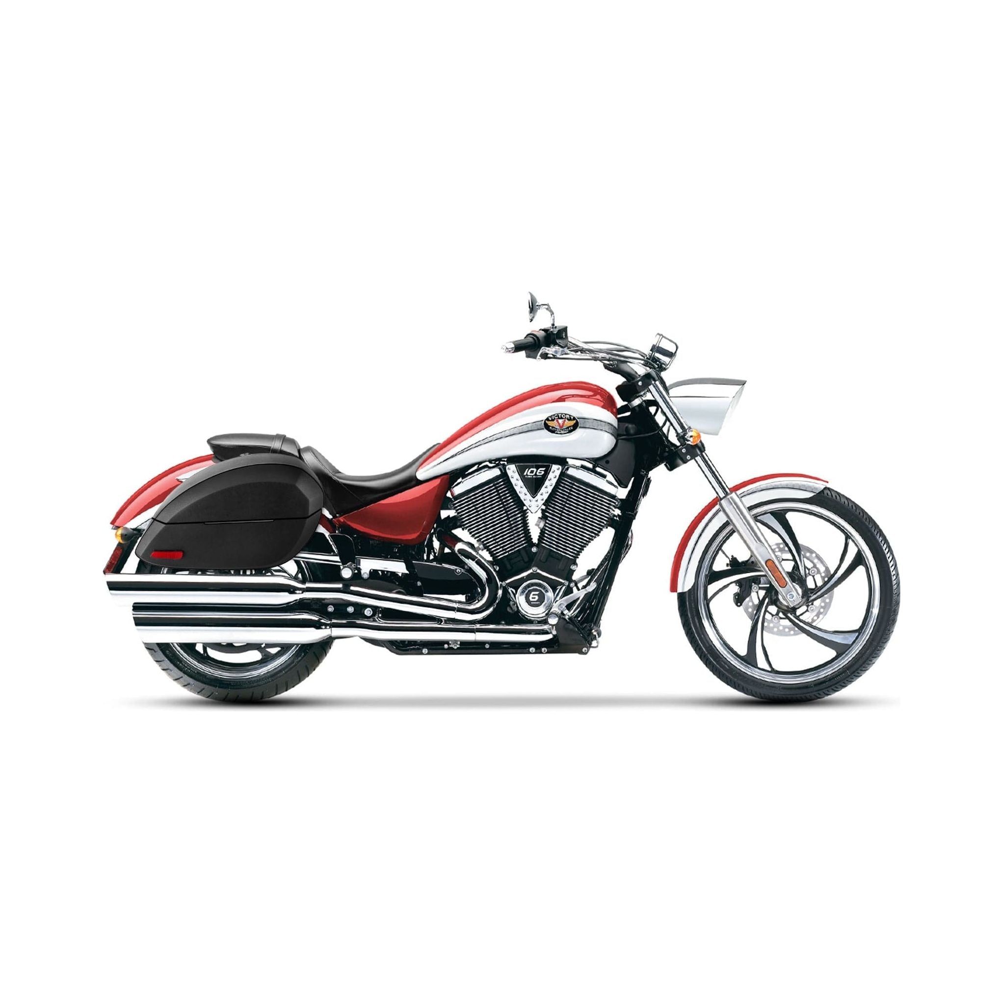 28L - Phantom Large Victory Vegas Motorcycle Hard Saddlebags by