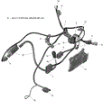 ENGINE HARNESS AND ELECTRONIC MODULE - 450 EFI - CARB - 2019 CAN AM OUTLANDER 450 EFI