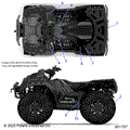 BODY: DECALS STANDARD - 2026 POLARIS SPORTSMAN XP 1000 MUD